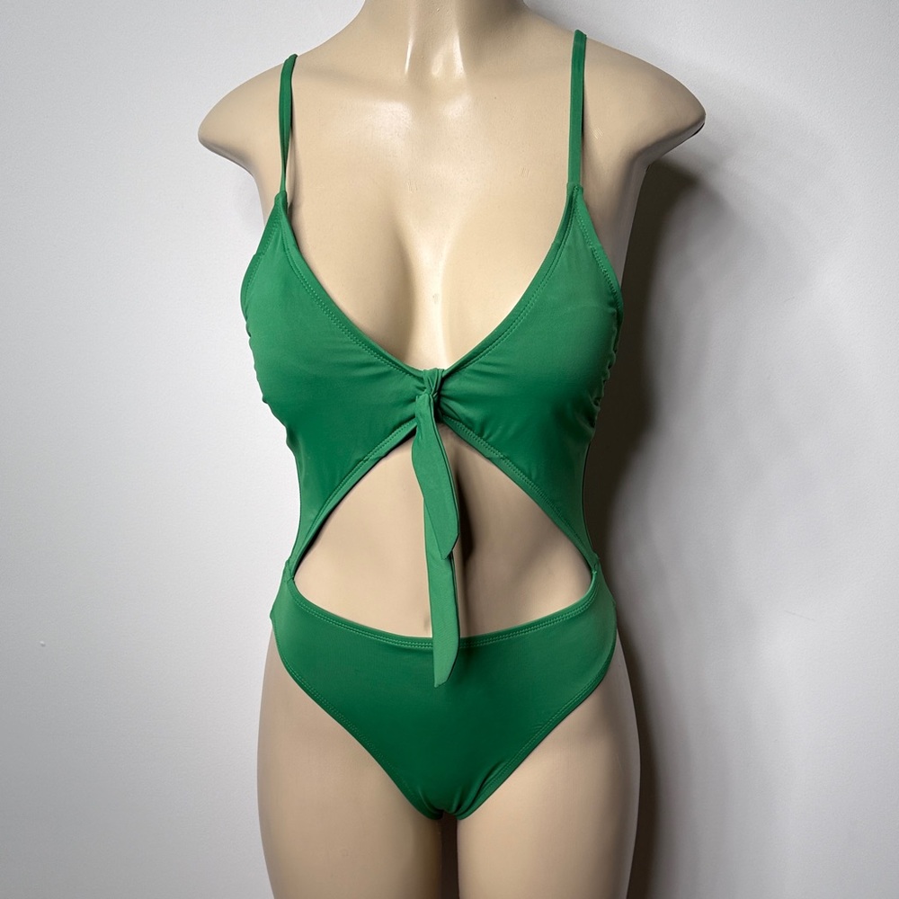 Dippin' Daisy's Emerald Cutout One Piece Swimsuit